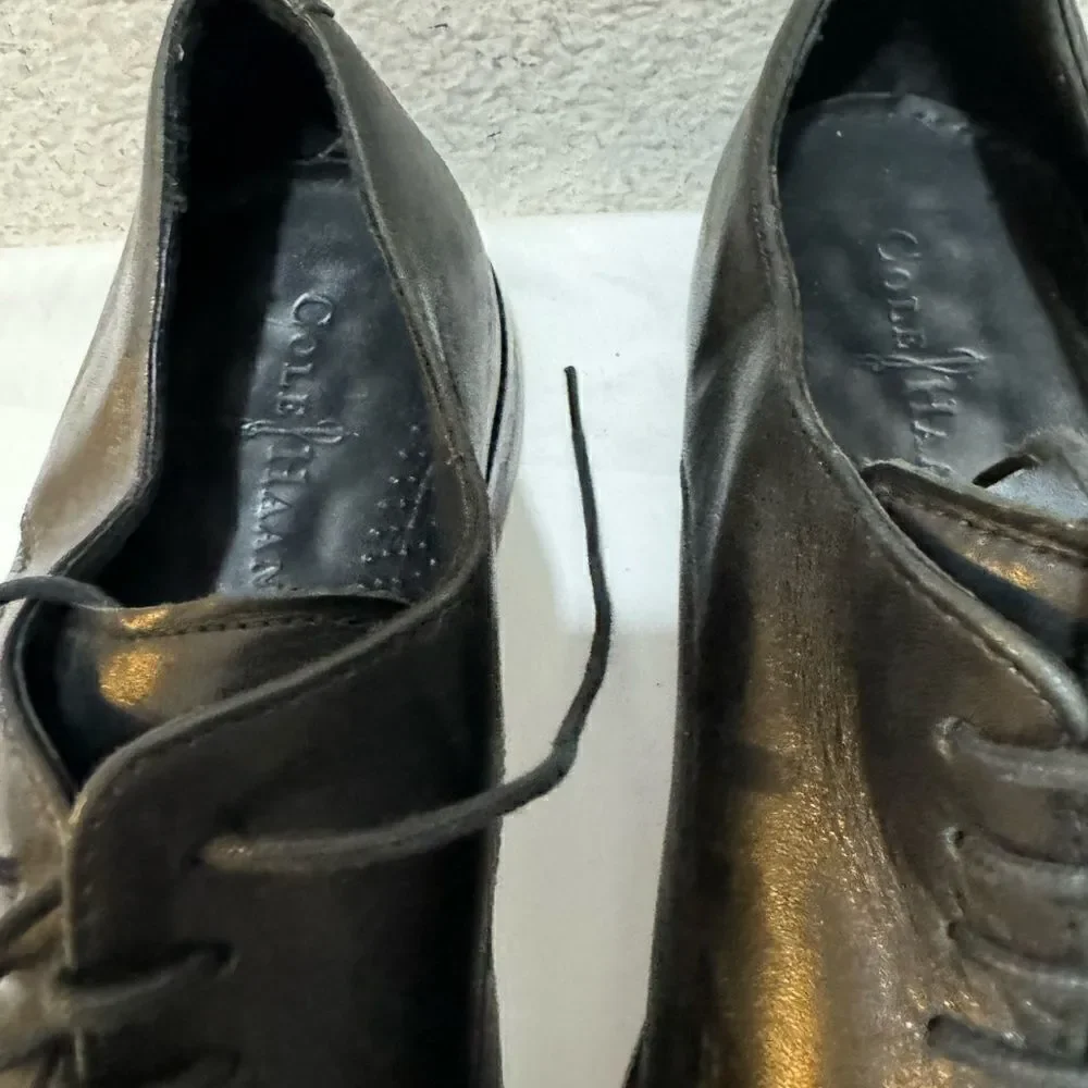 Cole Haan Black Lace-up Dress shoes C11341 size 12M